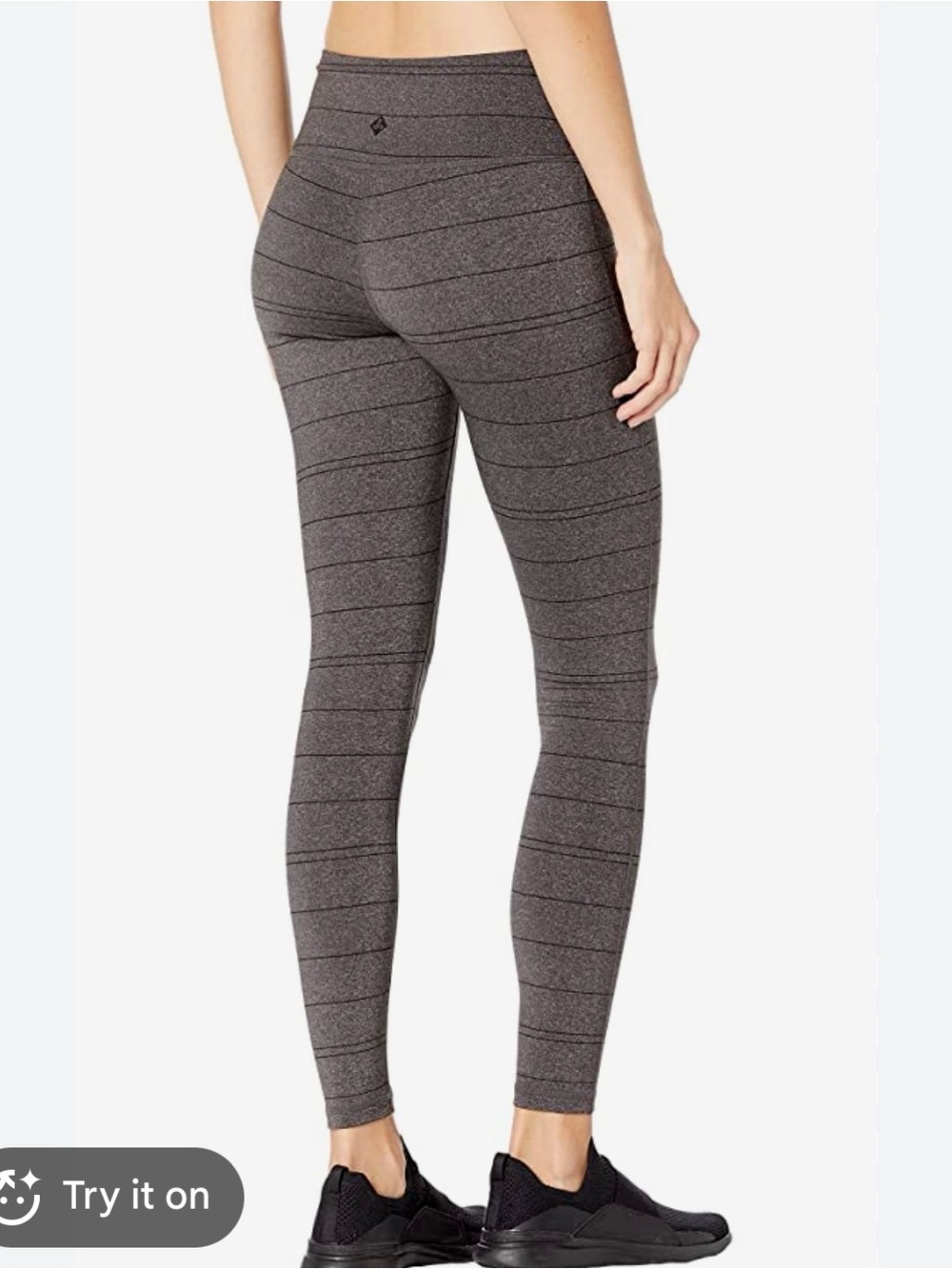 Prana Striped Leggings 7/8 length